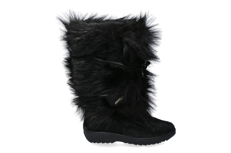 Oscar Sport boots GIADA FAUX FUR- black