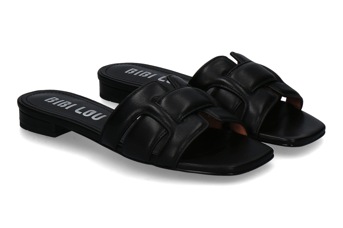 Bibi Lou mules CREMES NEGRO BLACK