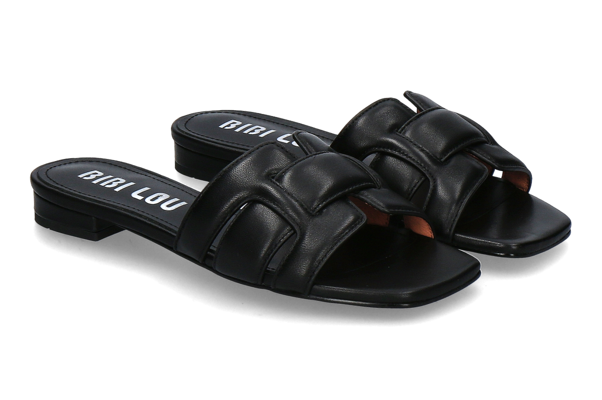 Bibi Lou mules CREMES NEGRO BLACK