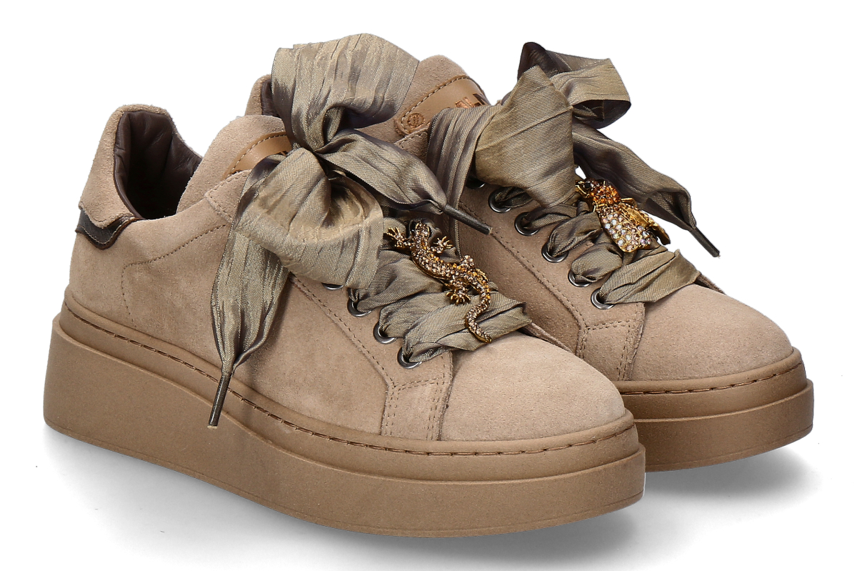 méliné women's- sneaker MALAGA F201- taupe brandy