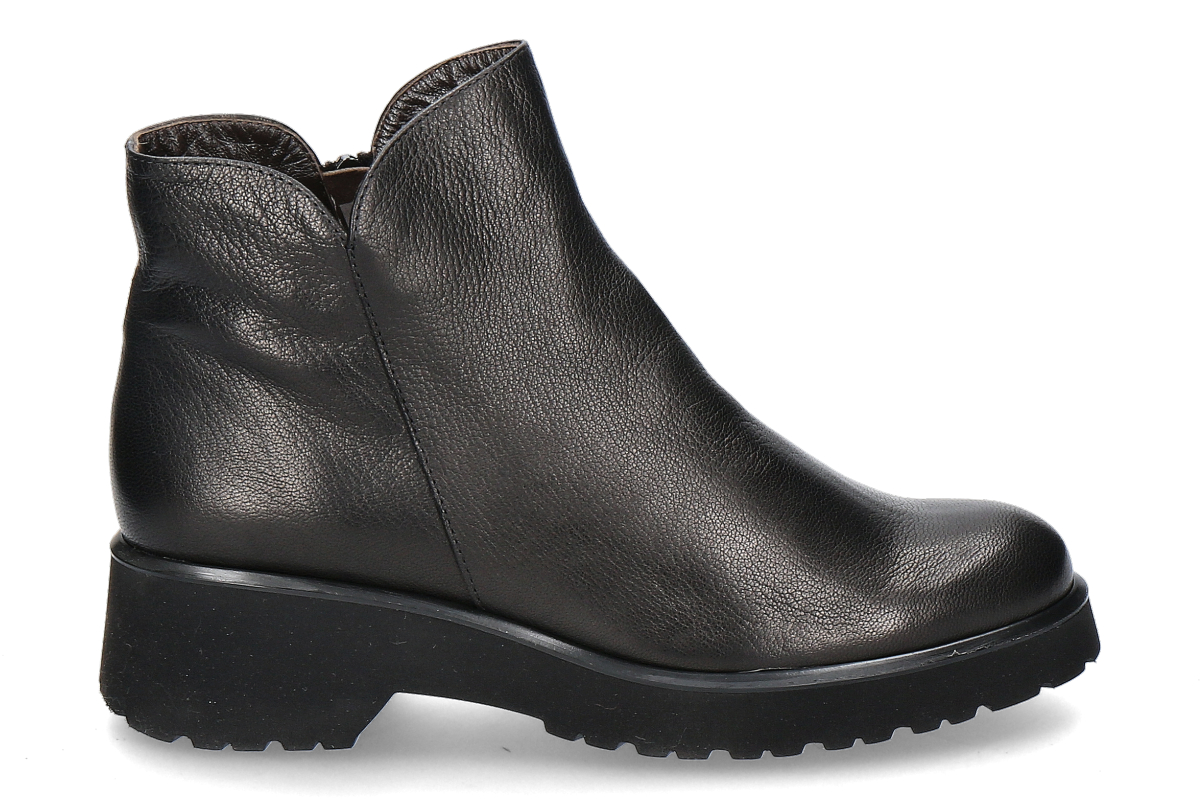 Brunate ankle boots lined VERA HUBLOT PETROL
