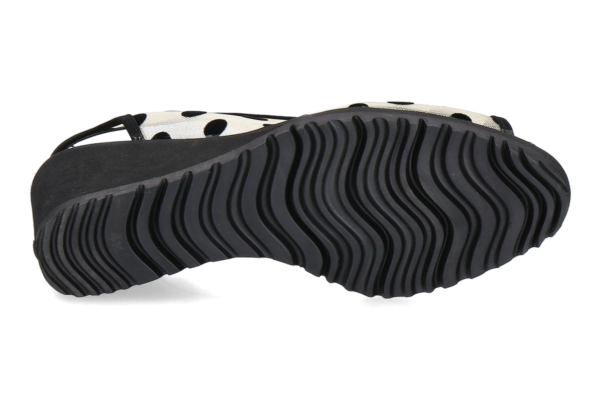 Azuree Cannes Keilsandale KONC - Vita Beige Noir_287900017_4