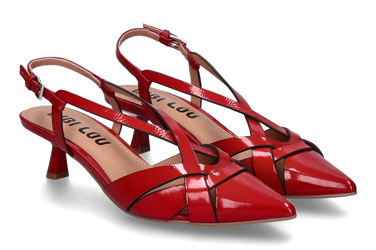 Bibi Lou slingback pumps NOLIA- red