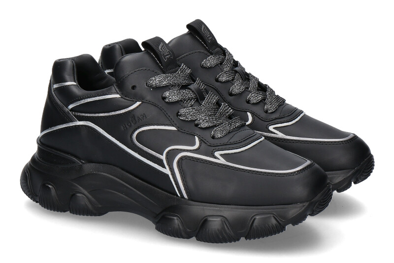 Hogan sneaker HYPERACTIVE silver grigio- schwarz