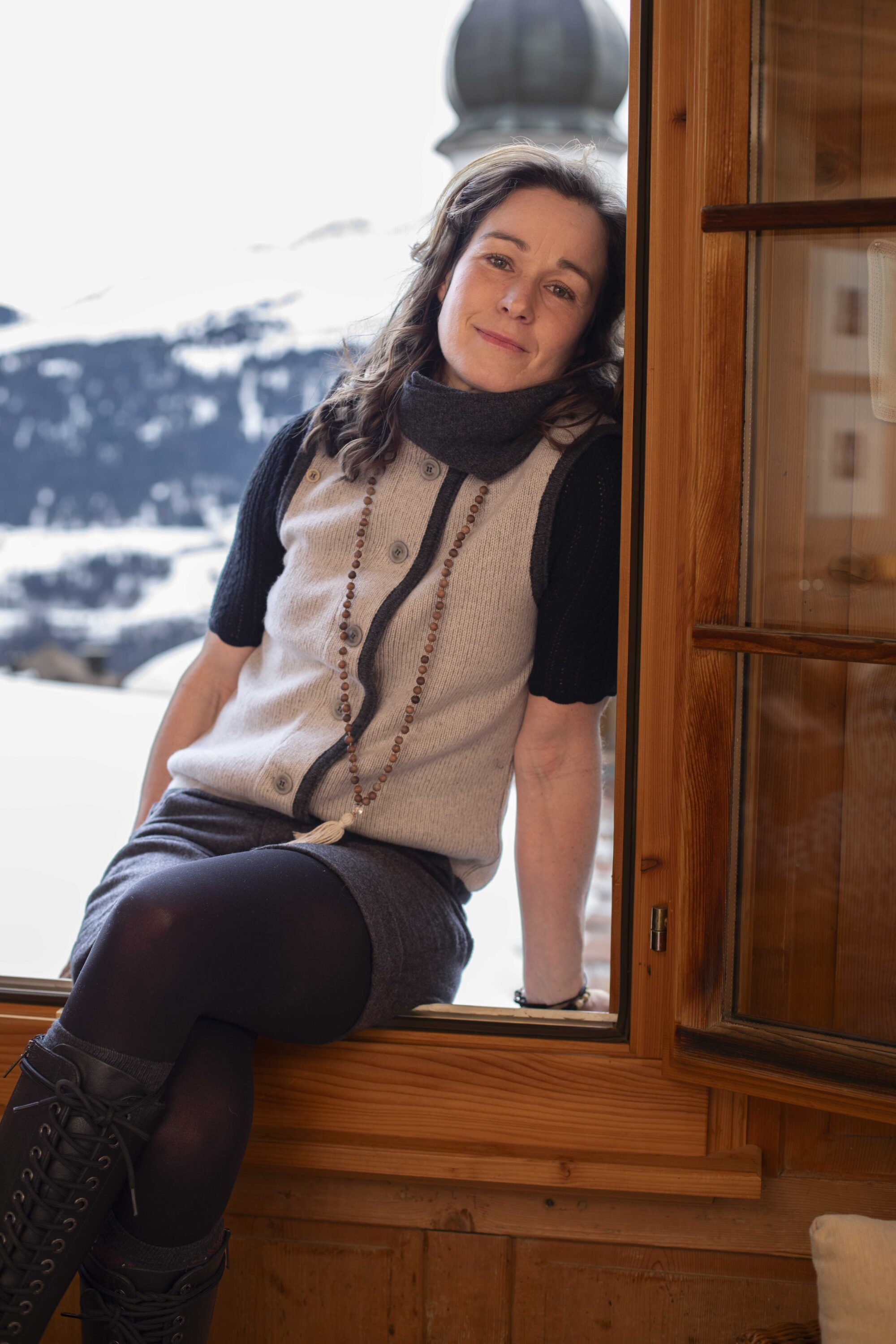  Liebling ladies vest RONJA VASUKI- marble/truffle/anthracite