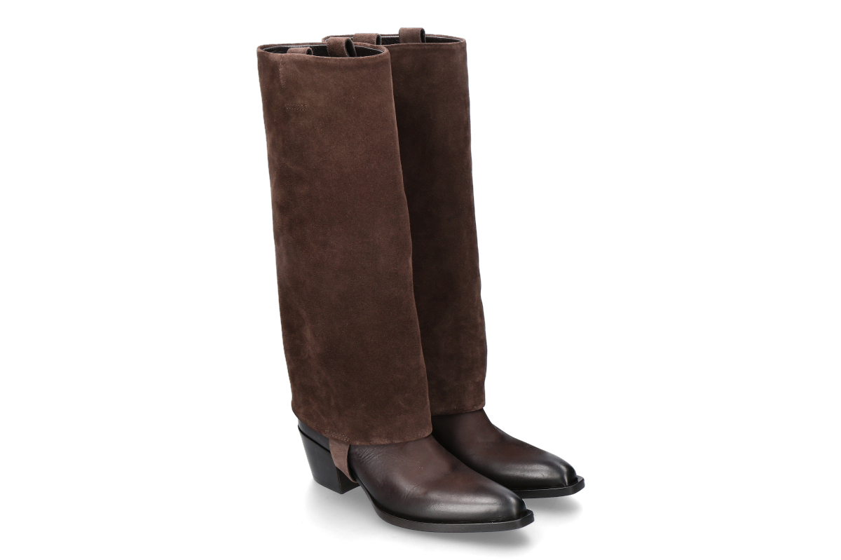 Strategia women's boots BOSTON FONDENTE- dark brown/ moro