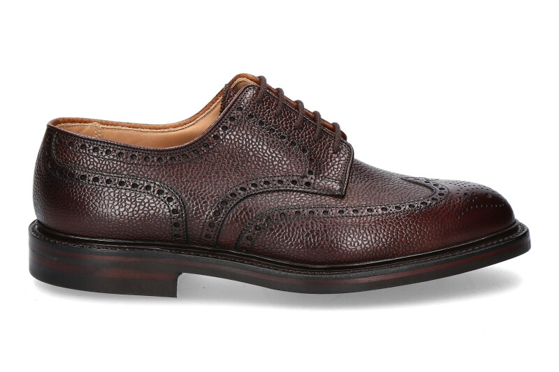 Crockett & Jones Derby PEMBROKE SCOTCH GRAIN- dunkelbraun