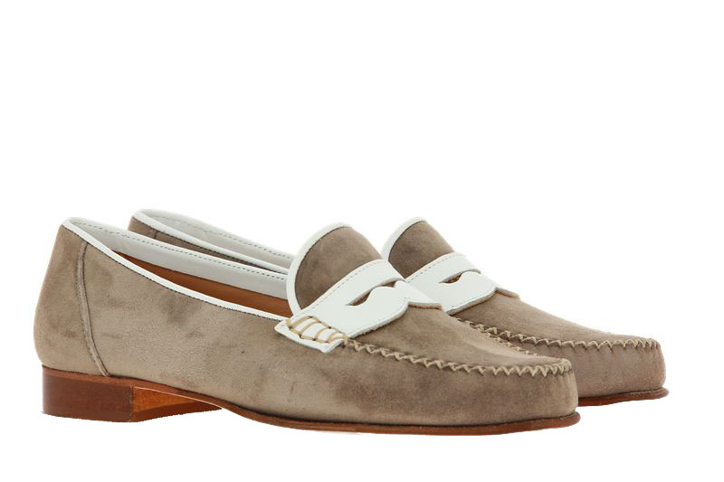 Pascucci slipper CAMOSCIO CRETA NAPPA BIANCO