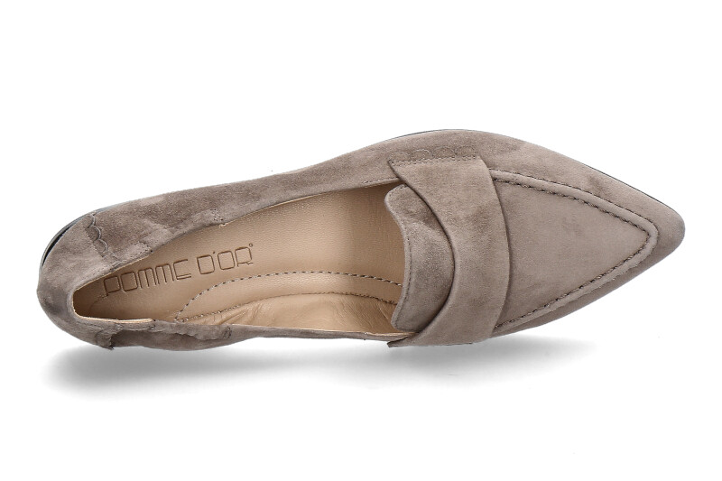 Pomme d'Or Slipper GRACE CAMOSCIO- fango/braun
