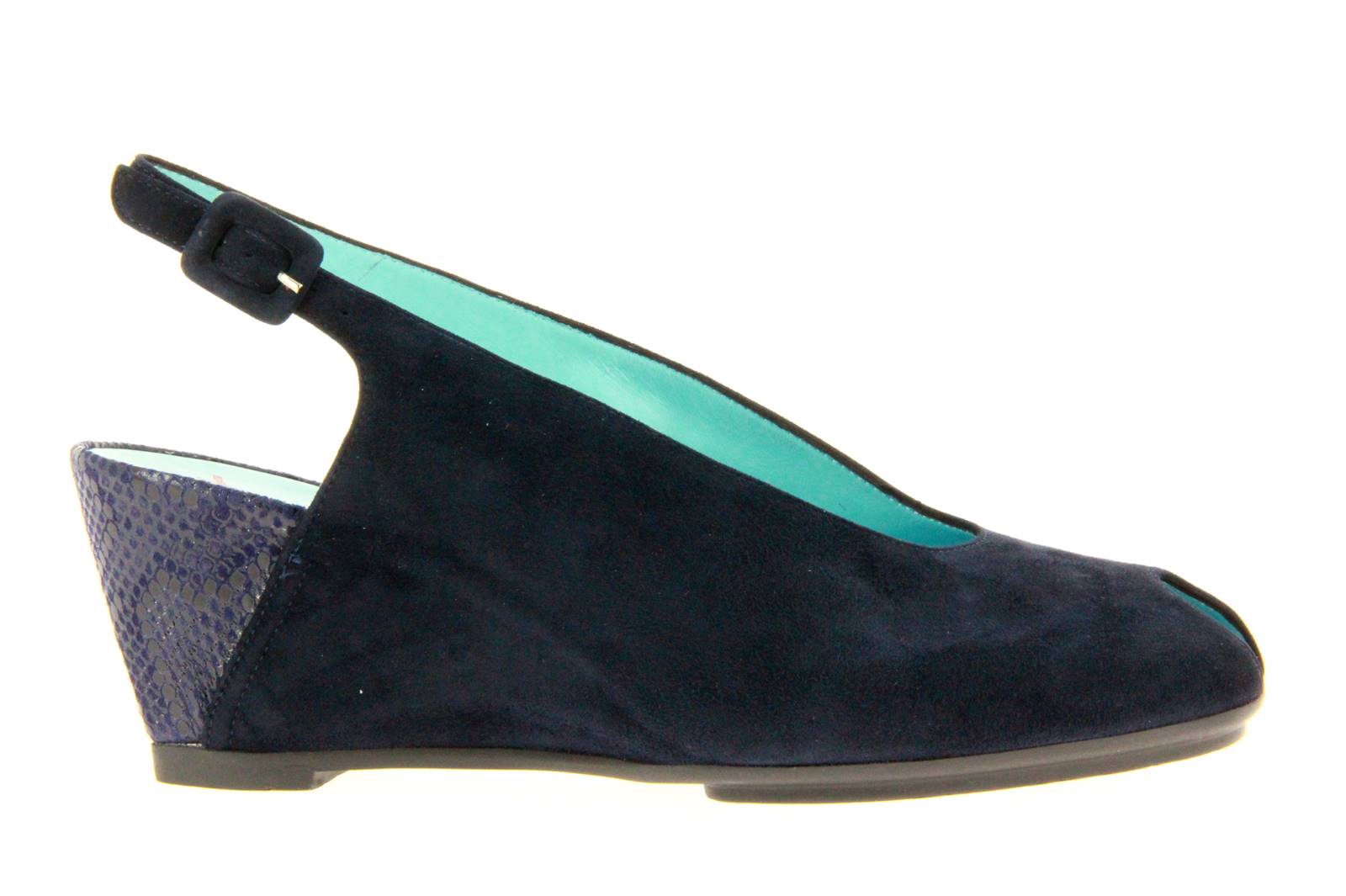 Thierry Rabotin sandal CLAYTON CAMOSCIO DARK BLUE