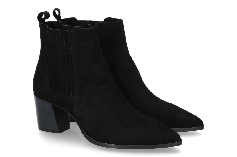 Pomme D'Or ankle boots KARLIE CAMOSCIO NERO