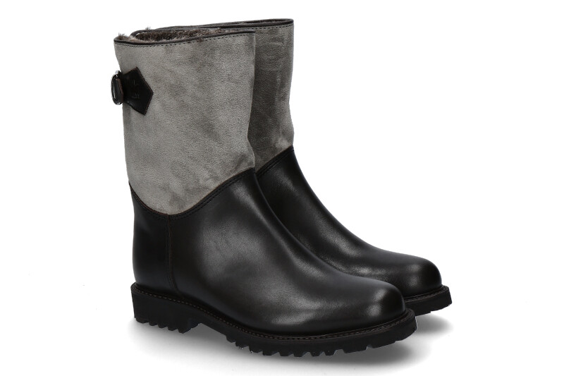 Ludwig Reiter ankle boots lined SENNERIN MOCCA VELOURS OLIVEGREY
