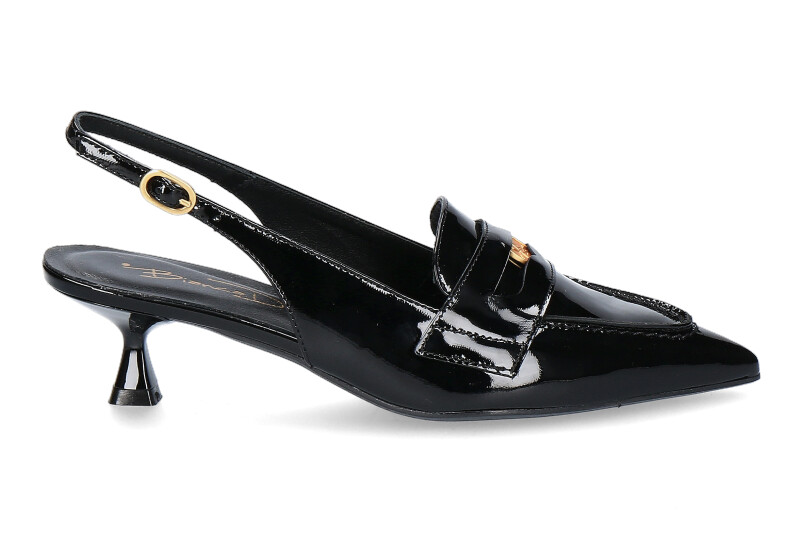 Bianca Di sling pumps VERNICE NERO