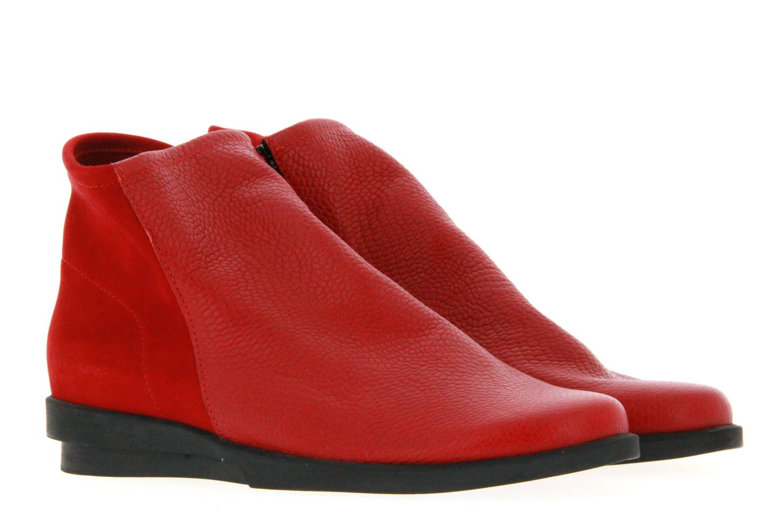 Arche ankle boots DETYAM IKTOS NUBUK RUBIS PIMENT