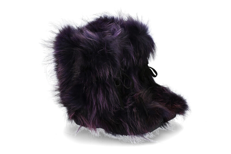 Oscar fur boots BAFFY SHORT PRUGNA