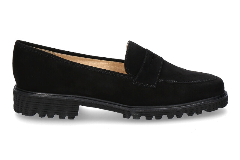 Brunate slipper TANK CAMOSCIO NERO