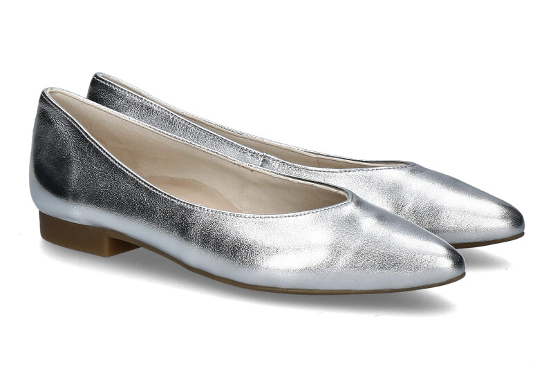 Paul Green ballerina METALLIC NAPPA- alu