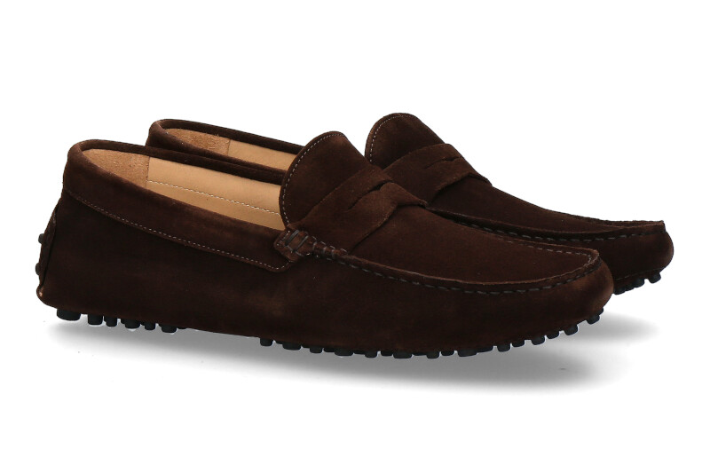 ScarpaRossa moccasins VELOUR CACAO