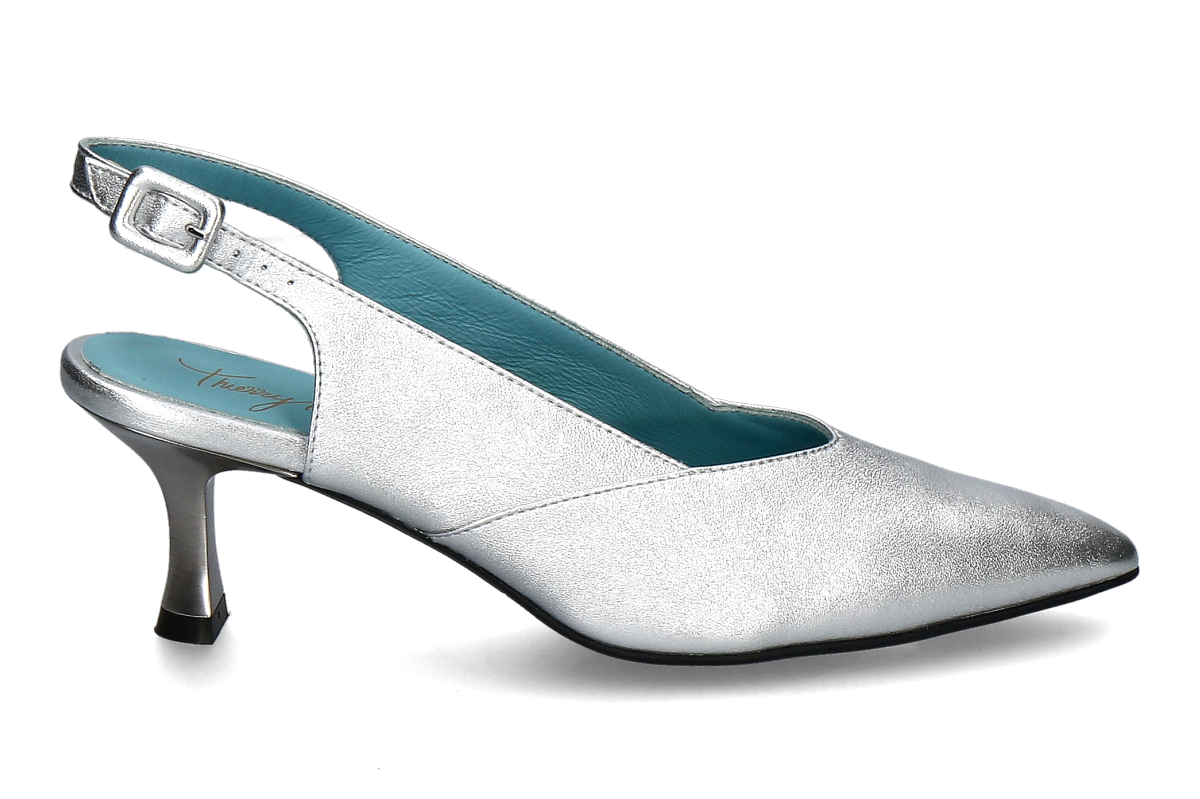 Thierry Rabotin Slingback Pumps REIMS NAPPA WASH- signal white/ silver