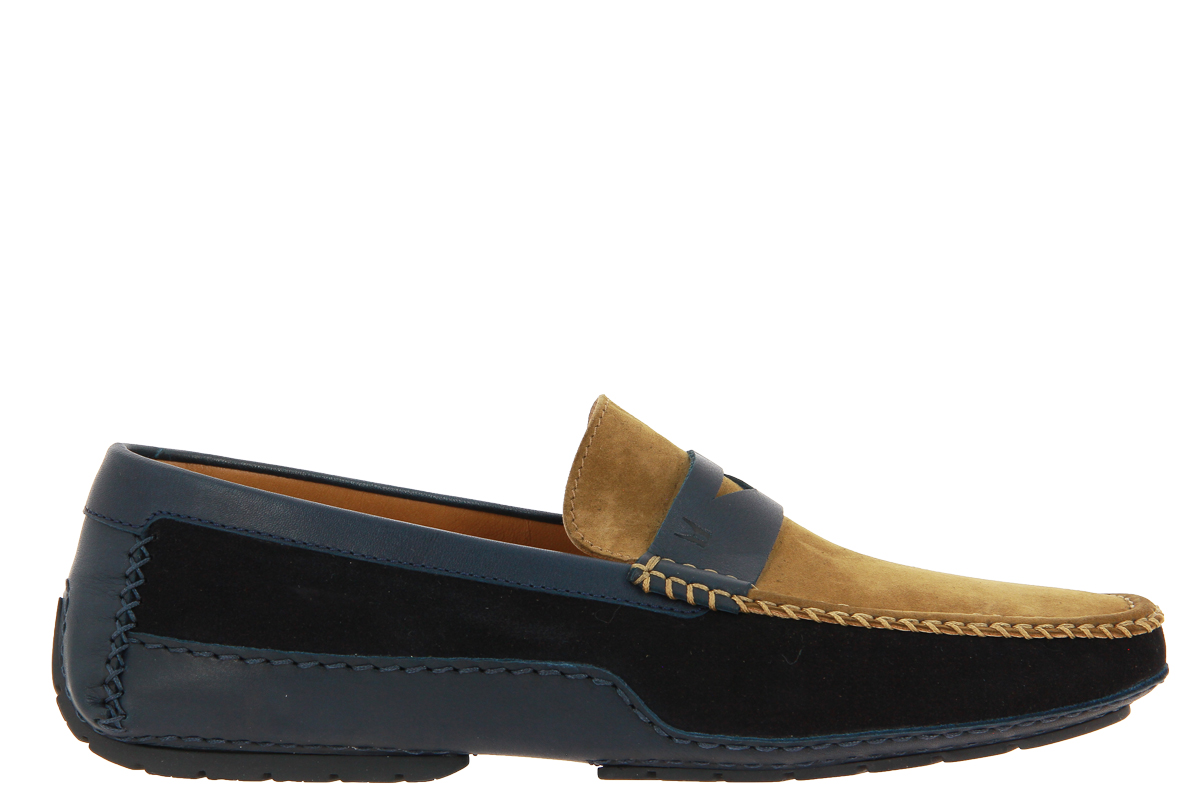 Moreschi loafer BAVIERA BLU SCURO MARRONE