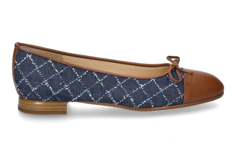 Brunate ballerina FLEX NAPPA BRANDY GUGLIA DENIM