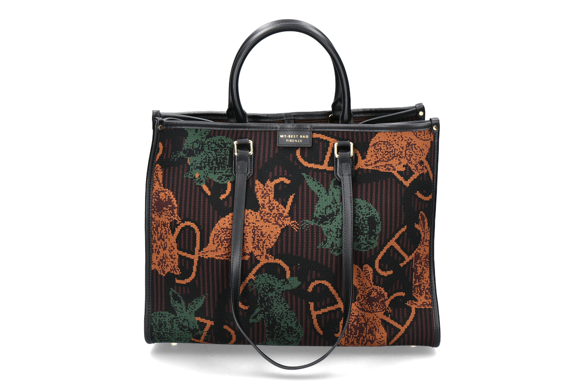  My-Best Bag Firenze bag ATENA WONDERLAND- braun/ rabbit 