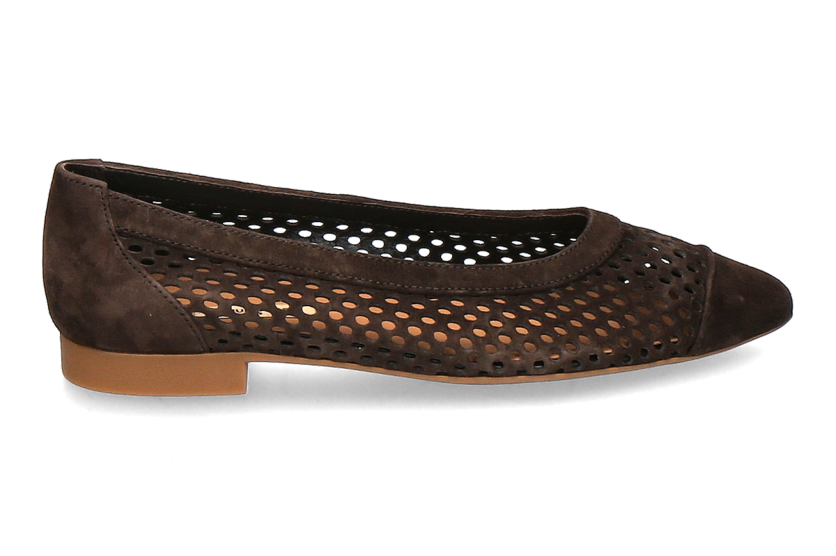 Paul Green Ballerina SAMTZIEGE MORO- dark brown