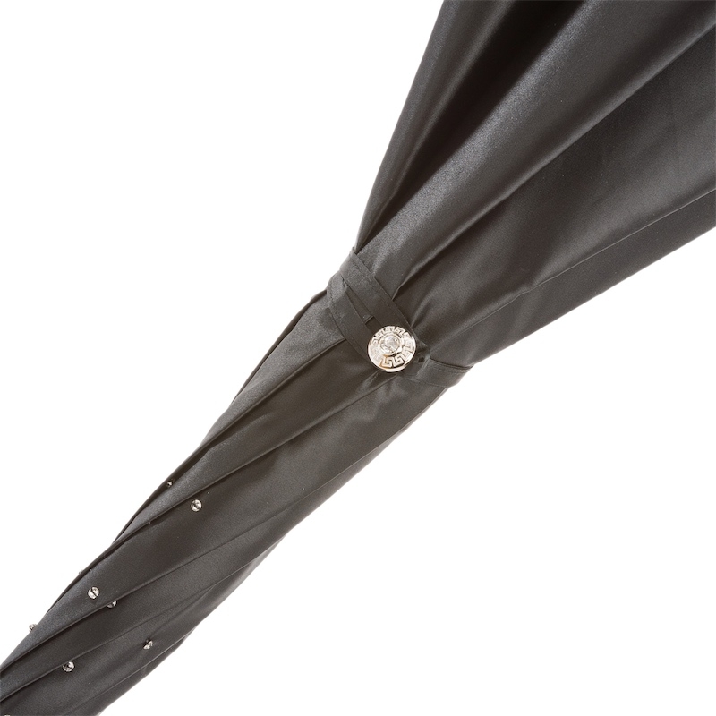 Pasotti umbrella NERO SWAROVSKI STRASS