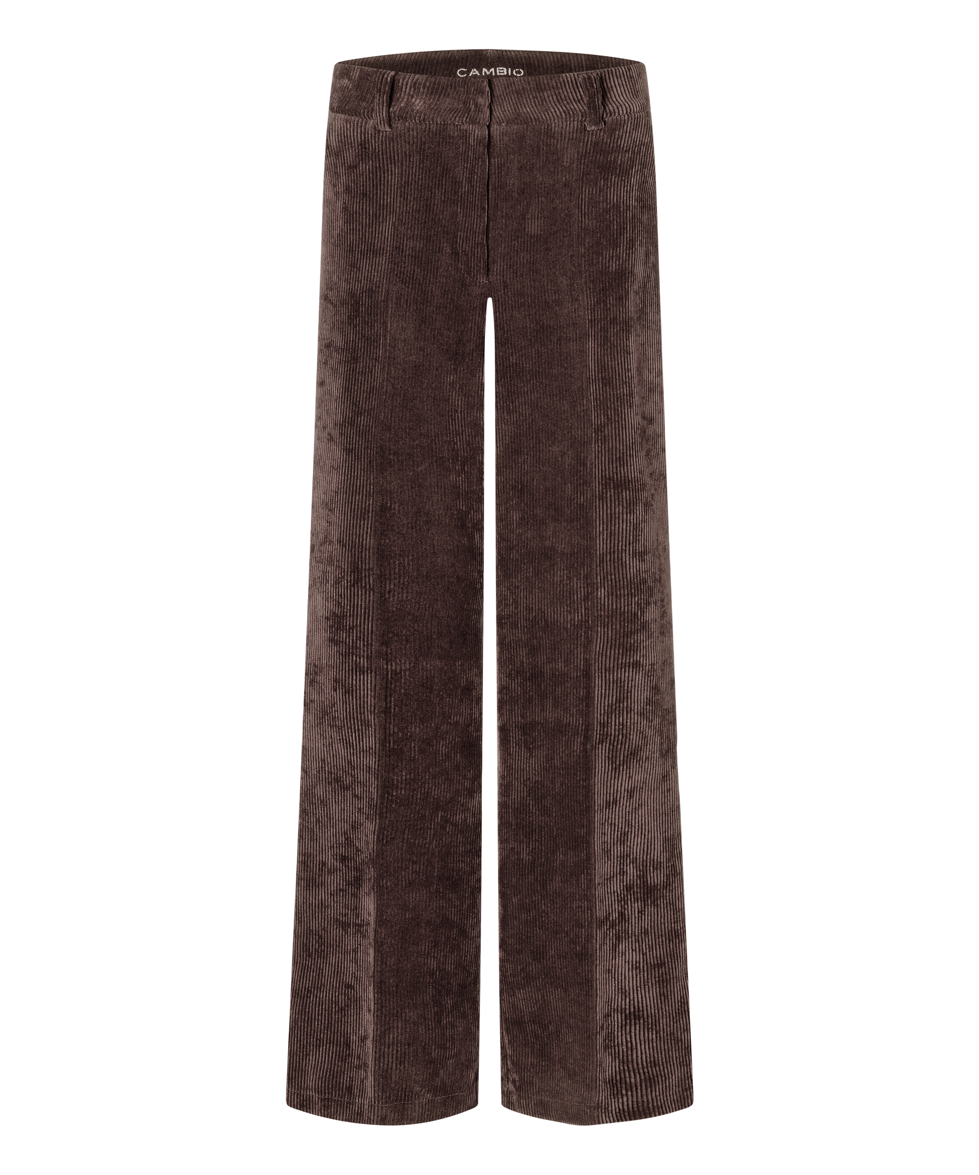 Cambio corduroy trousers AMELIE- coffee/dark brown