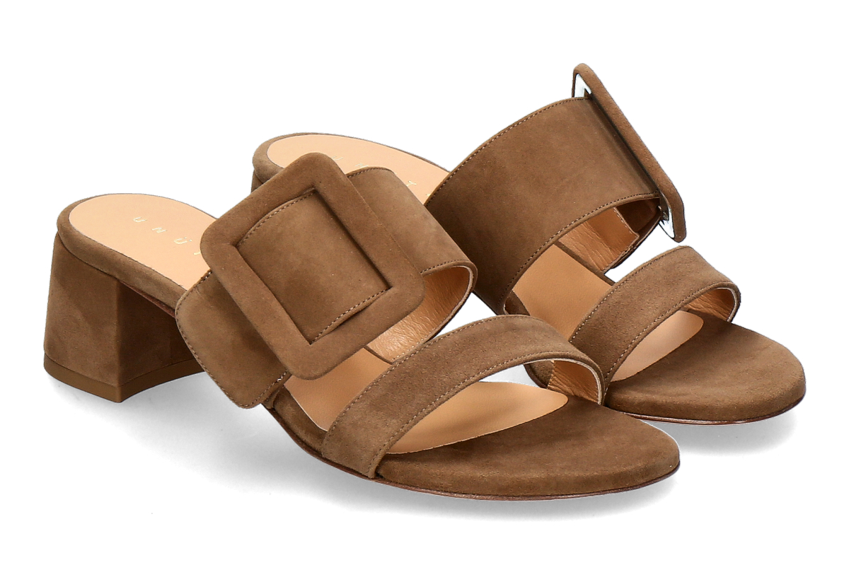 Unützer Mules CAMOSCIO- taupe/ brown