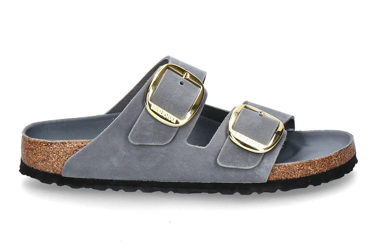 Birkenstock mules ARIZONA SCHMAL BIG BUCKLE ANTIQUE BROWN