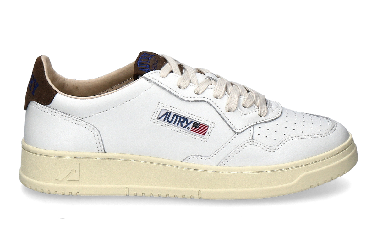 Autry men's- sneaker MEDALIST LOW HJ03- white/ brown