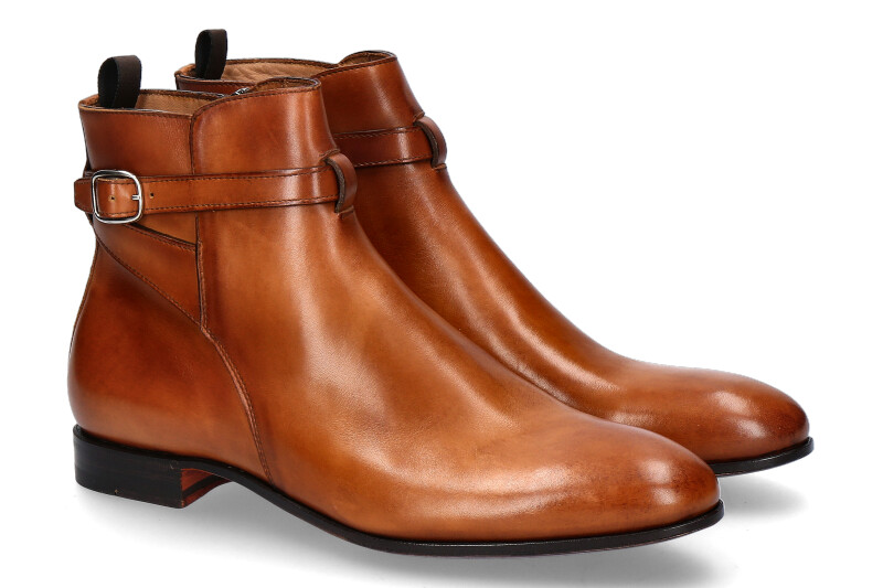 Benson´s ankle boots BOX COGNAC