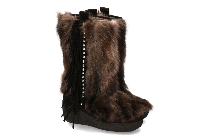 Diavolezza sable- fur boots ZIBELLINO EXCLUSIVE 