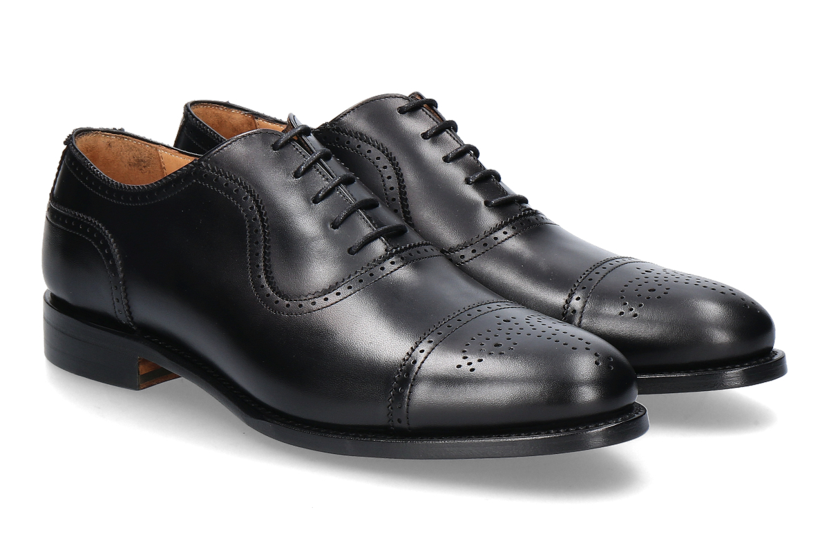 Berwick Men's Lace-Up Shoes BOX CALF NEGRO - black