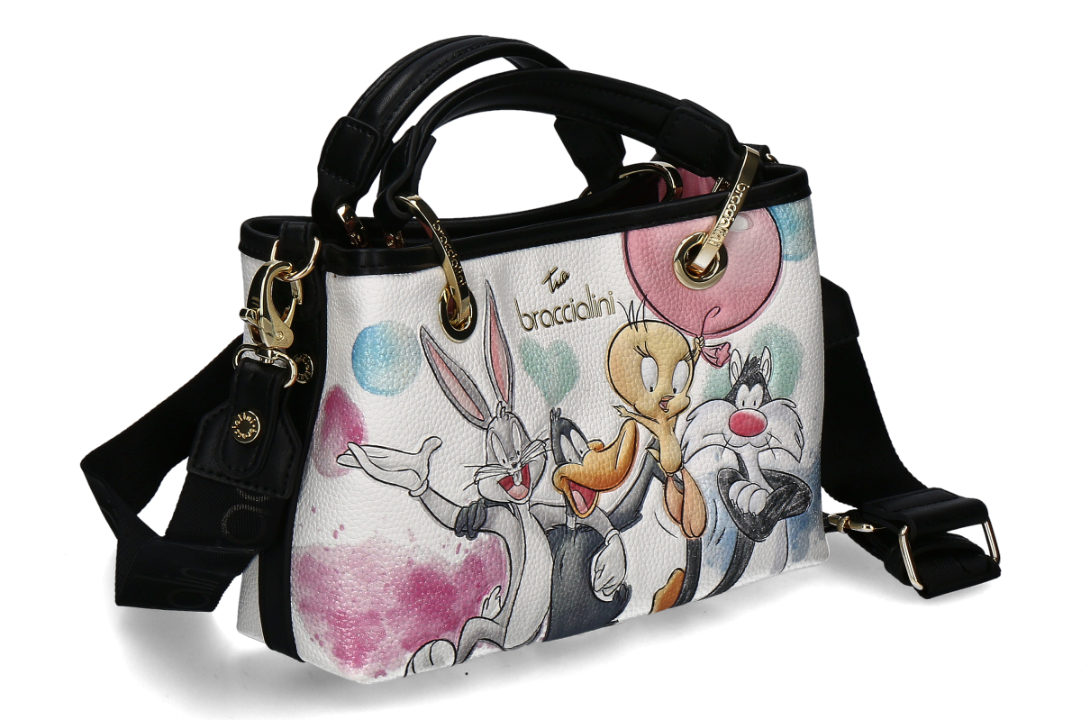 Braccialini Handbag LOONEY TUNES- multicolor