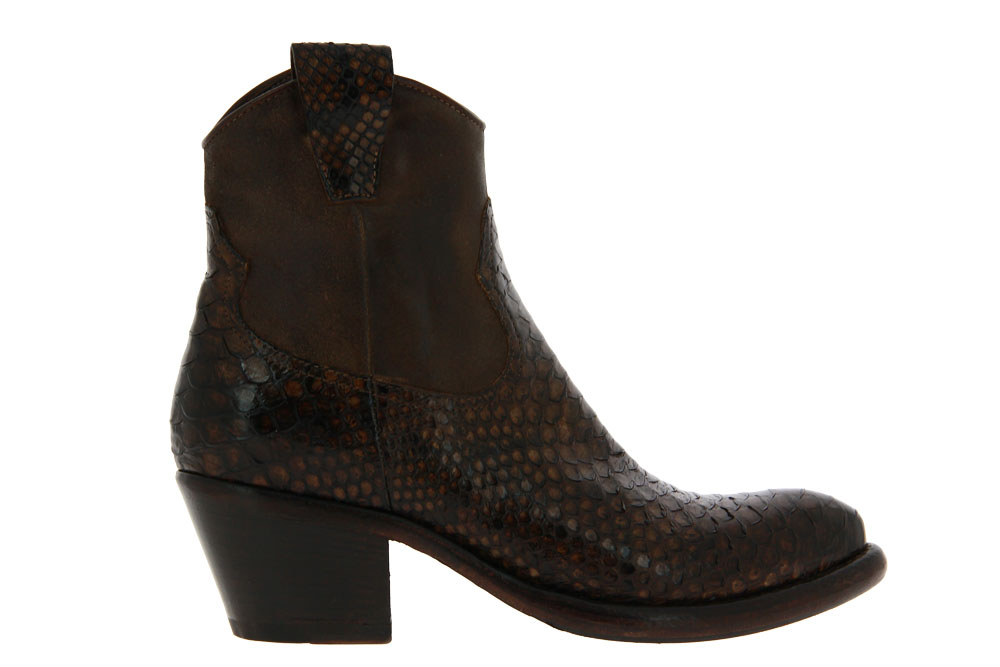 La Bottega di Lisa ankle boots PITONE T.MORO