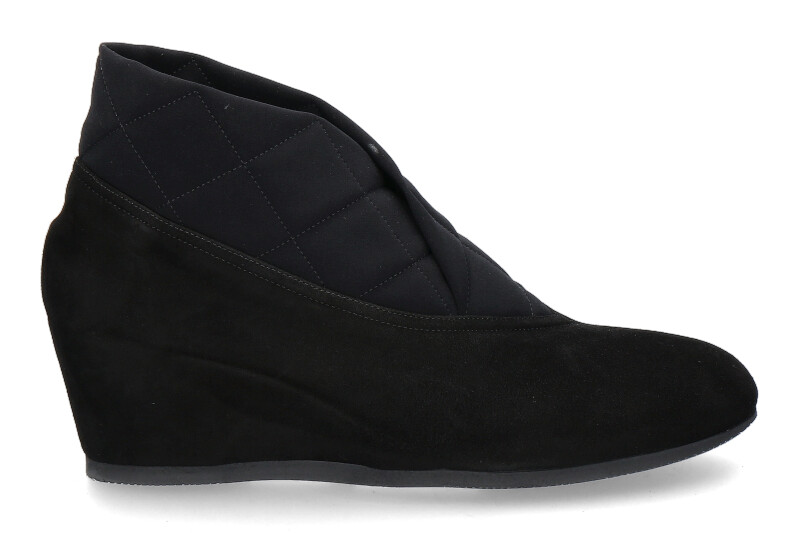 Thierry Rabotin wedge ankle boots TRILLO CAMOSCIO NERO