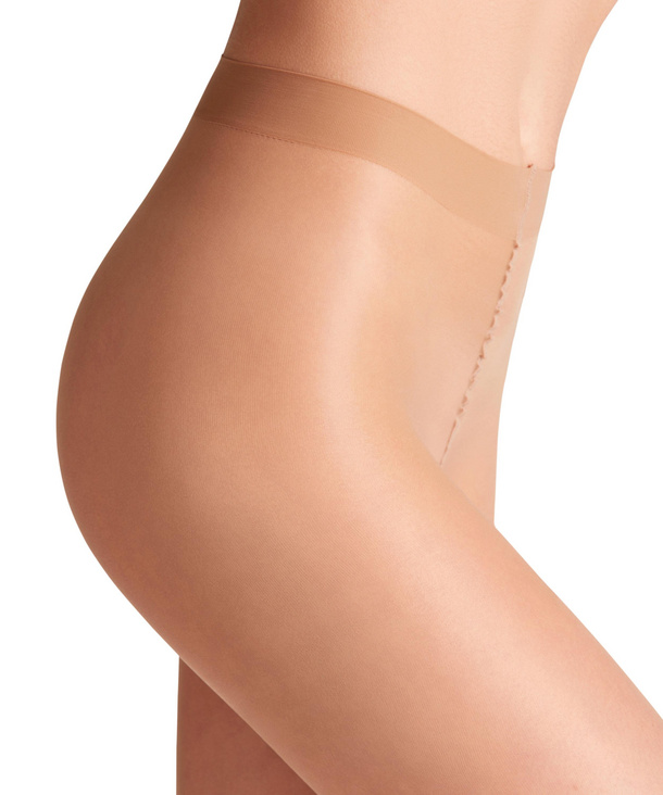 FALKE women's stockings SEIDENGLATT 15 DEN- golden