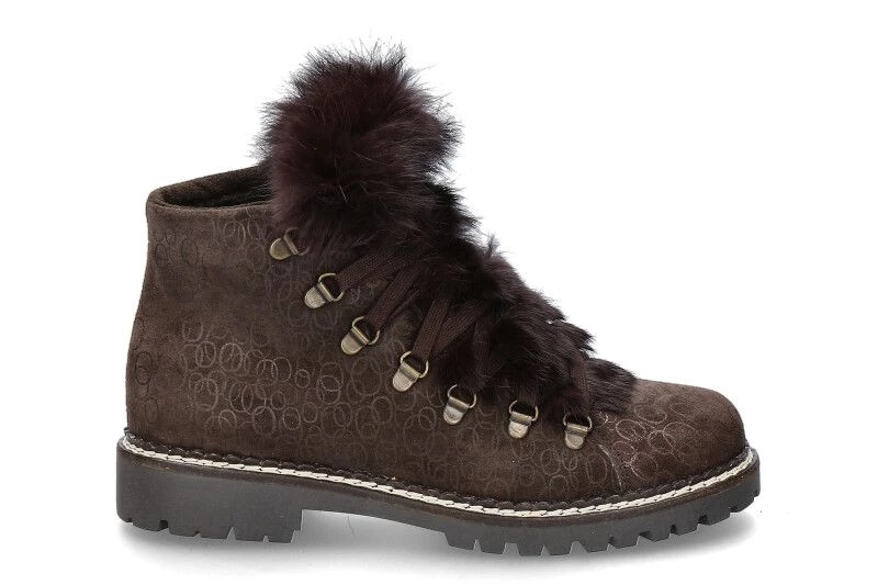 Oscar Sport Women's Lace-Up Boots B-600-GU - t.moro / dark brown