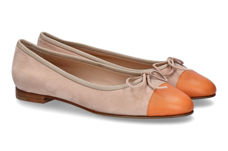 Unützer ballerina NAPPA ROSEBEIGE ORANGE