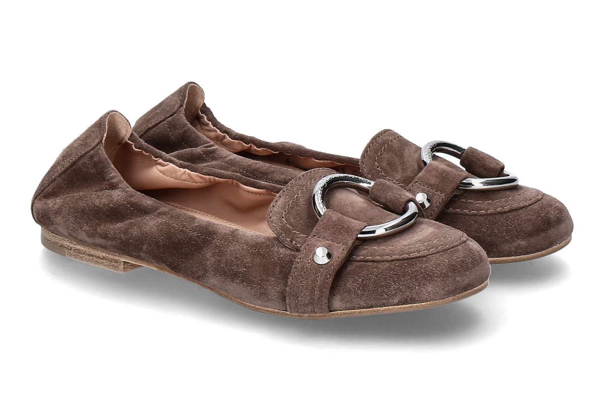Kennel & Schmenger ballerina LOLA SUEDE- coco/ brown