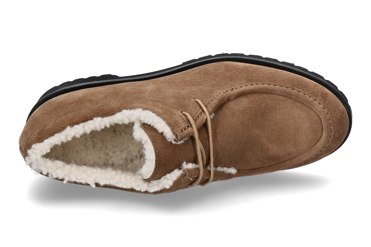 Unützer Schnürschuh gefüttert VELOURS 56- taupe_232200114_5