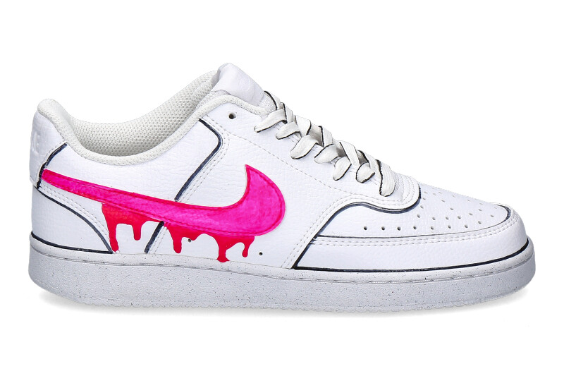 Nike sneaker by Ballo Da Sola COURT VISION LOW WHITE SLIME PINK
