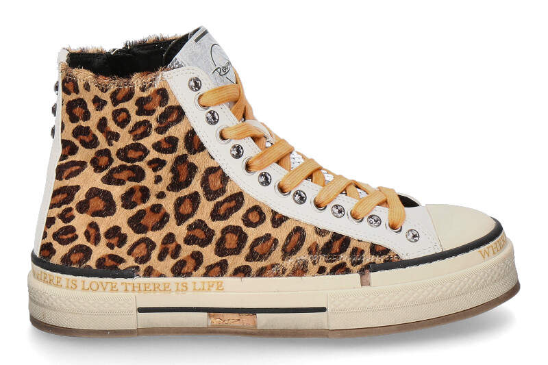 Rebecca White women' sneaker CAVALLINO LEOPARD CAMEL