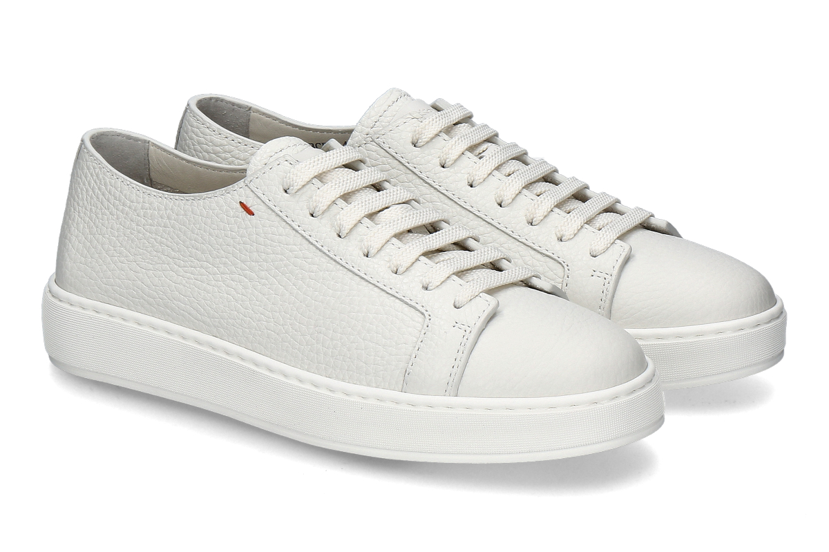 Santoni Men's- Sneaker BIKING- white