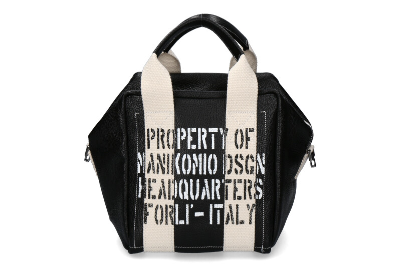 Manikomio bag LADY24 BLACK WHITE