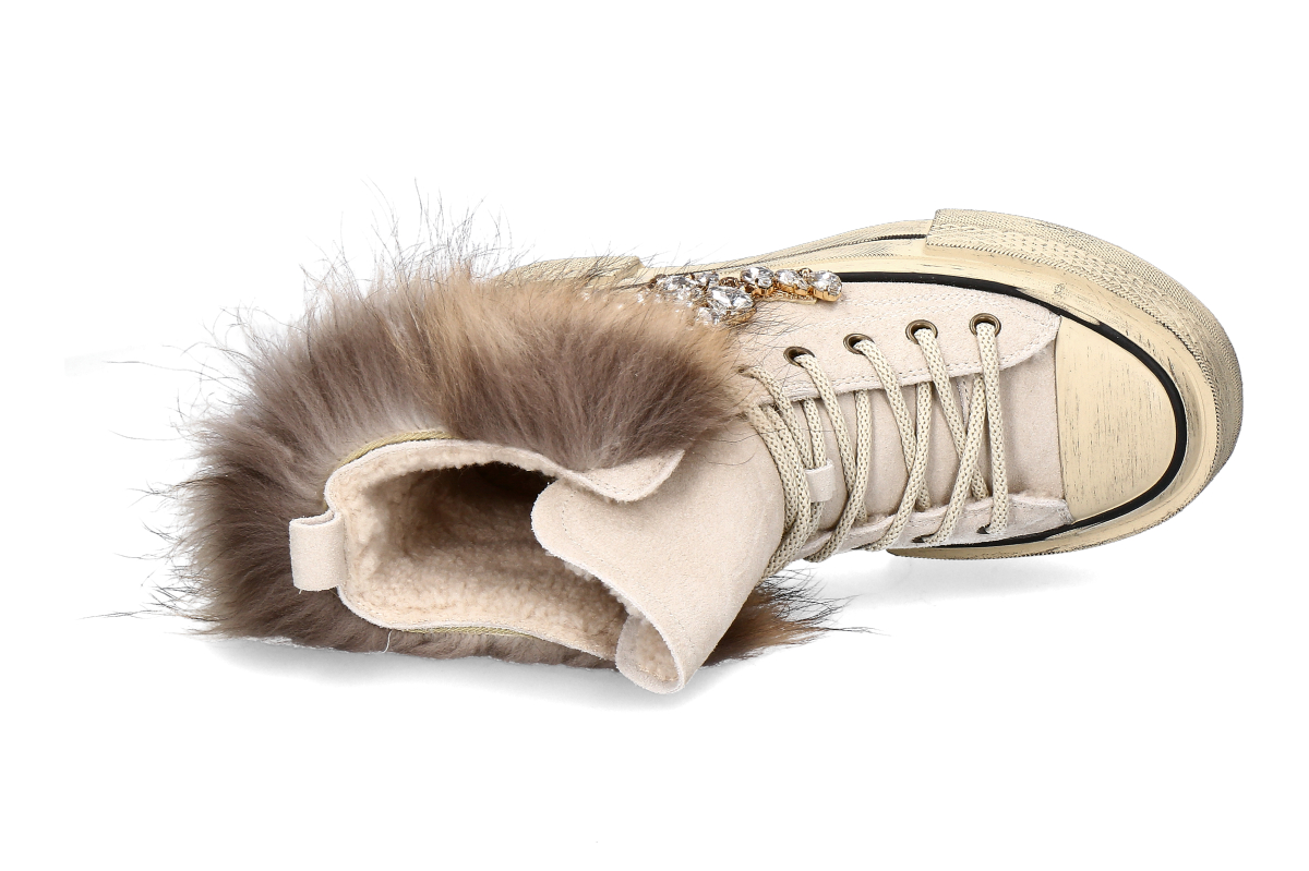 Nan-Ku Couture High-Top Sneaker gefüttert EFD04C - beige_236400065_5