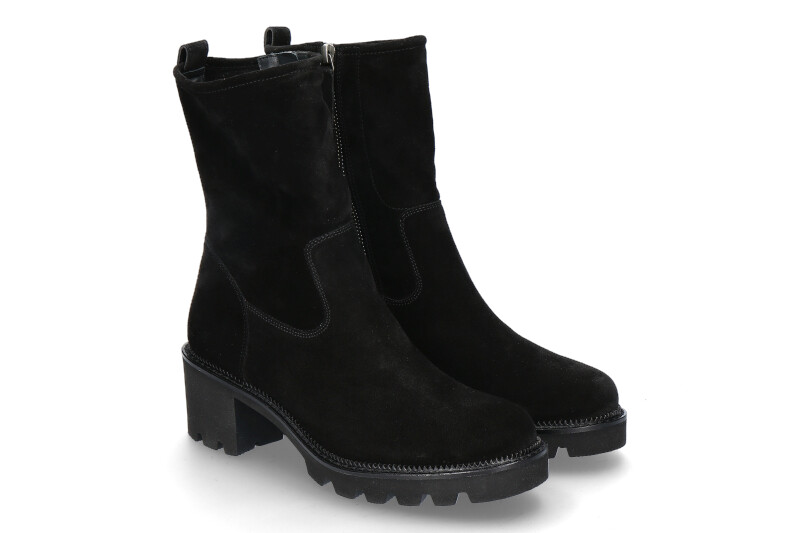 Paul Green Stiefelette SOFT SUEDE- black/schwarz