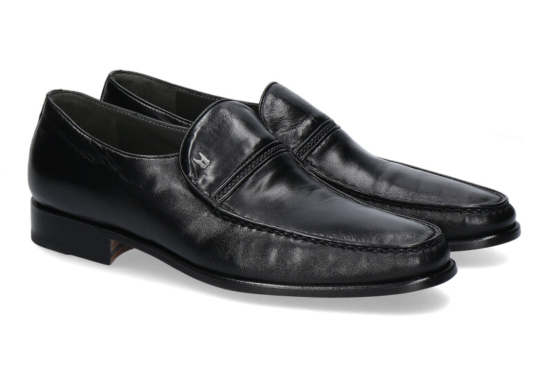 Moreschi slipper SARATOGA CALF NERO